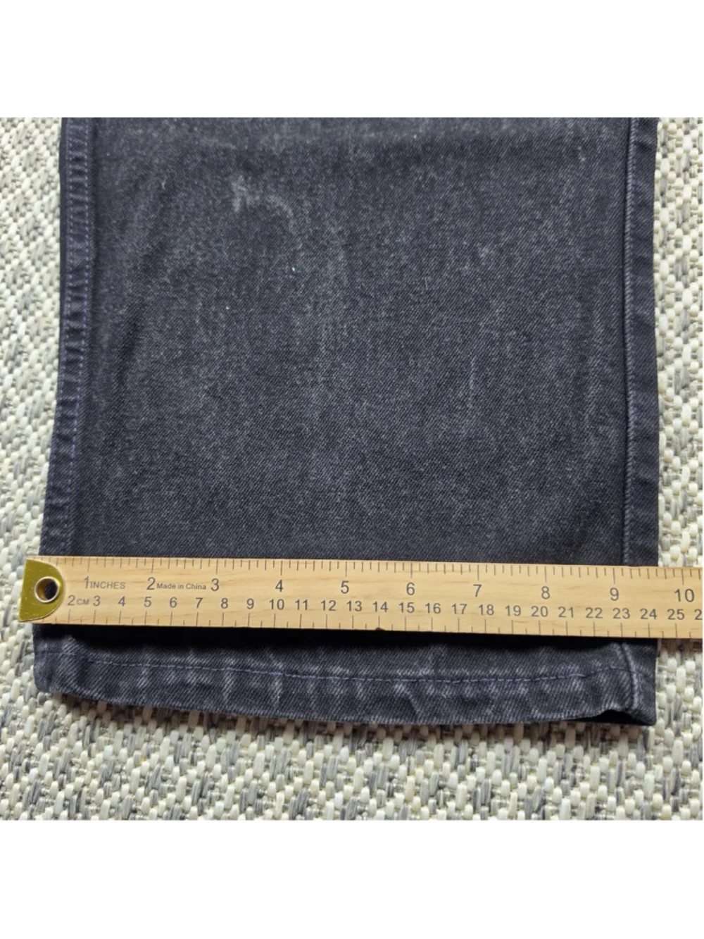Vintage 1998 Levi’s 589 Loose Fit Black Jeans USA Made W52 L30 Denim 90s Y2K